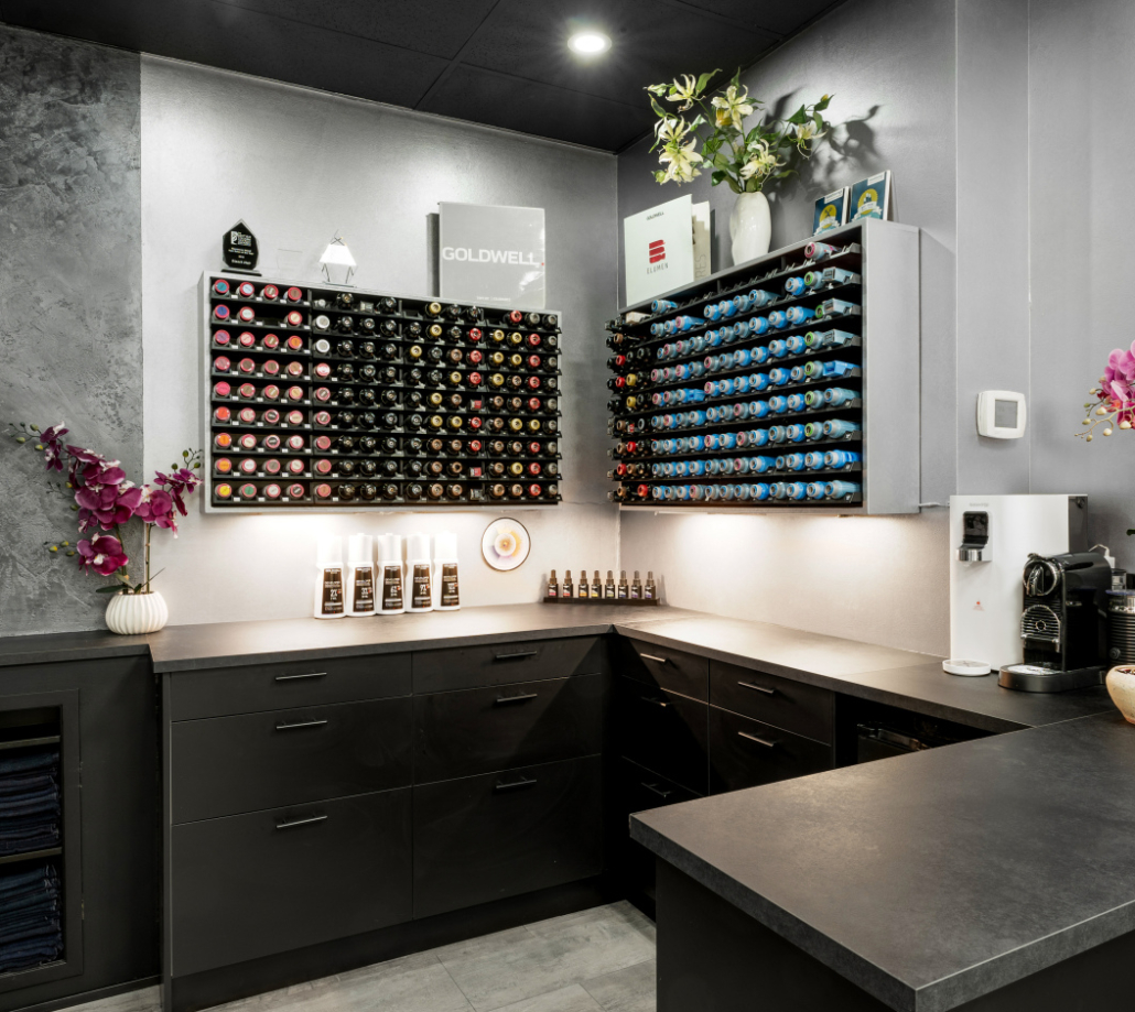 where we mix bespoke hair color for our hair transformations